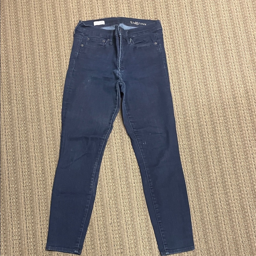 💙 GAP True Skinny Jeans 28r Dark Blue 💙